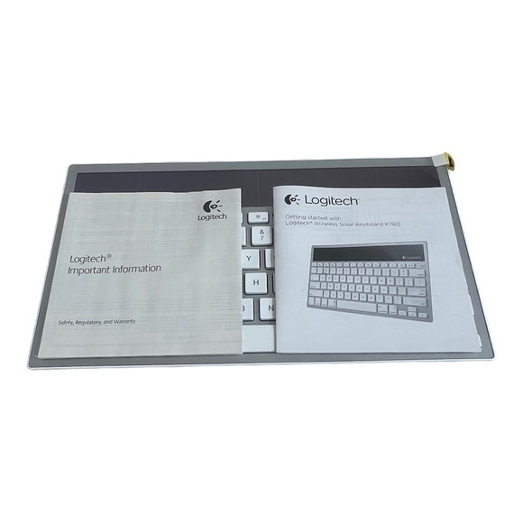 Keyboard LOGITECH K760 Wireless Solar Keyboard White Silver Keyboard - Picture 3 of 3